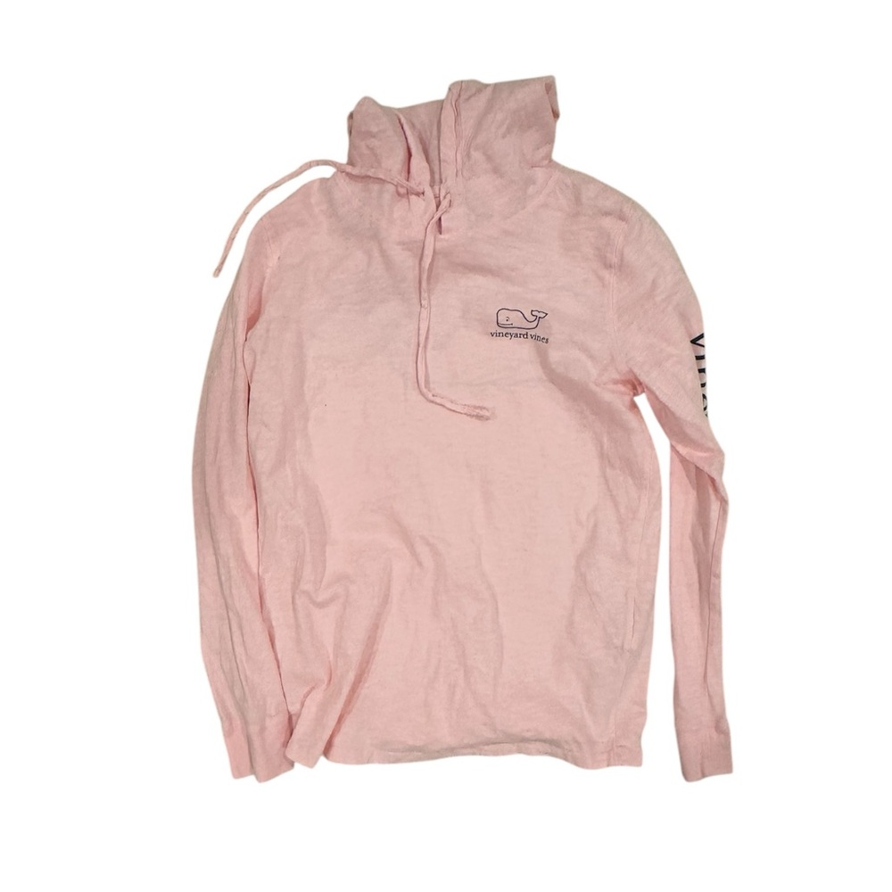 Light pink Vineyard Vines lightweight breathable hoodie #hoodie